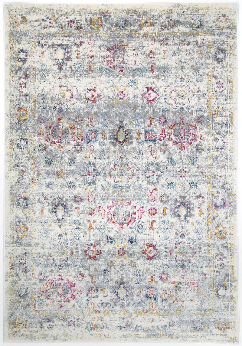 Delicate Multi Grey Traditional Rug 200x290 cm Payday Deals