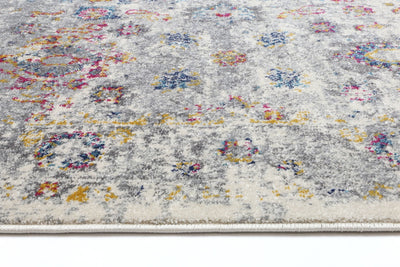 Delicate Multi Grey Traditional Rug 200x290 cm Payday Deals