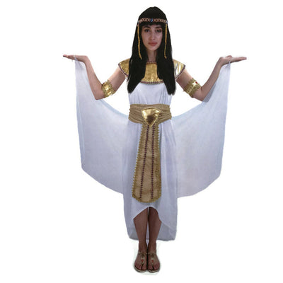 Deluxe Ladies Egyptian Queen Costume Ancient Roman Egypt Goddess Party