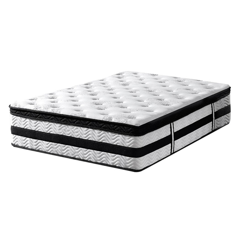 DeramZ 35CM Thickness Euro Top Egg Crate Foam Mattress in King Single Size Payday Deals