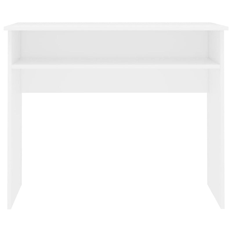 Desk White 90x50x74 cm Engineered Wood Payday Deals
