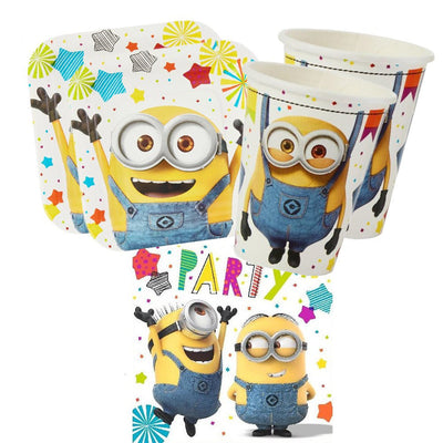 Despicable Me Minions 16 Guest Tableware Party Pack