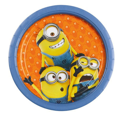 Despicable Me Minions Dinner Plates 8 Pack