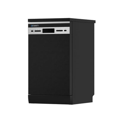 Devanti 10 Place Settings Freestanding Dishwasher Black Payday Deals