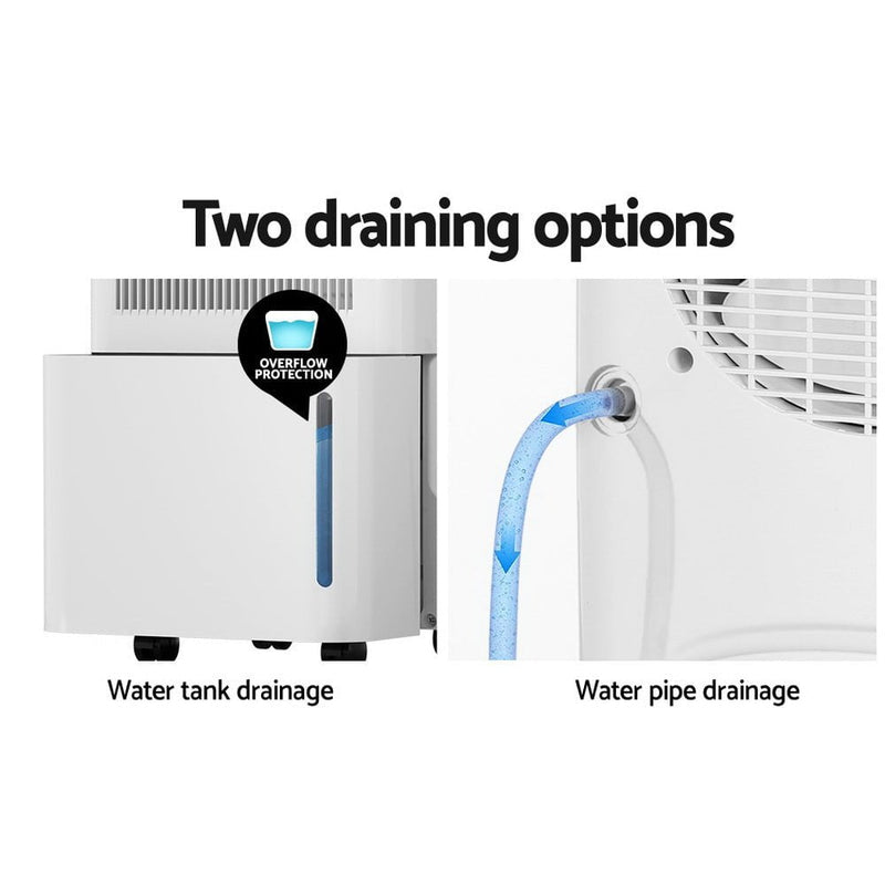 Devanti 12L Portable Dehumidifier Air Dryer Purifier Home Moisture Absorber Payday Deals