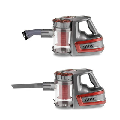 Devanti 150 Cordless Handheld Stick Vacuum Cleaner 2 Speed   Red And Grey