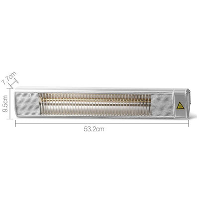 Devanti 1800W ELectric Infrared Strip Patio Heater