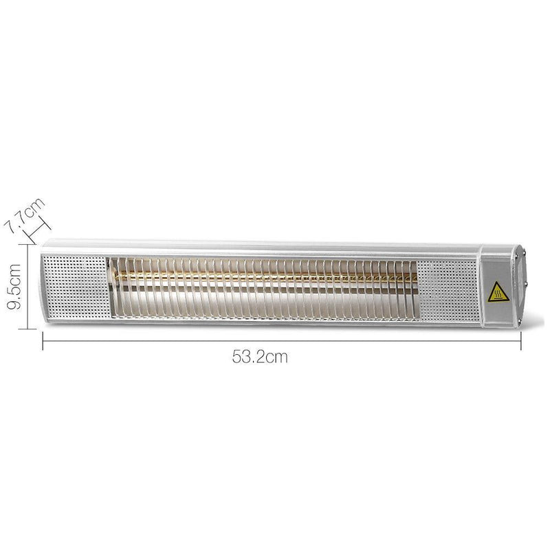 Devanti 1800W ELectric Infrared Strip Patio Heater