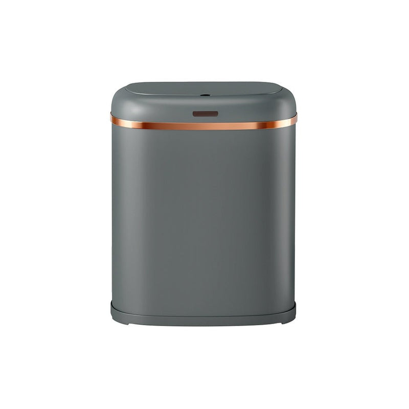 Devanti 38L Motion Sensor Bin Rubbish Automatic Grey Payday Deals