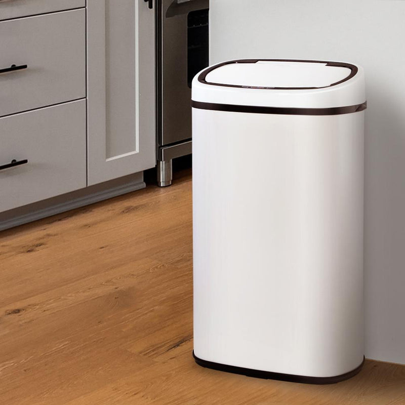 Devanti 58L Sensor Bin White Payday Deals