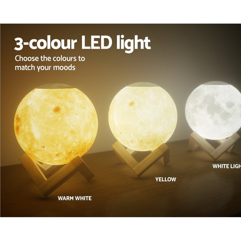 Devanti Aroma Diffuser LED Moon Lamp 880ml Payday Deals