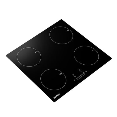 Devanti Electric Induction Cooktop 60cm Ceramic 4 Zones Stove Cook Top Hot Plate Payday Deals