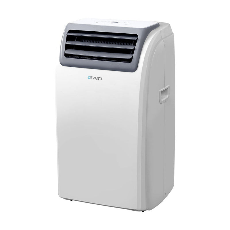 Devanti Portable Air Conditioner Cooling Mobile Fan Cooler Dehumidifier Window Kit White 3300W Payday Deals