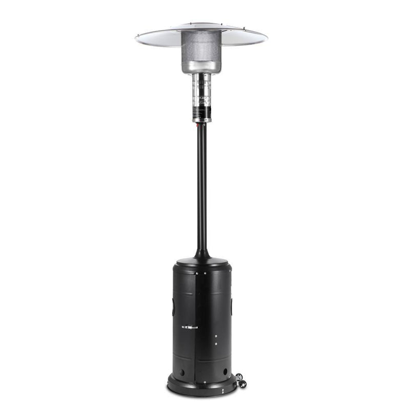Portable Gas Patio Heater - Black and Silver Payday Deals