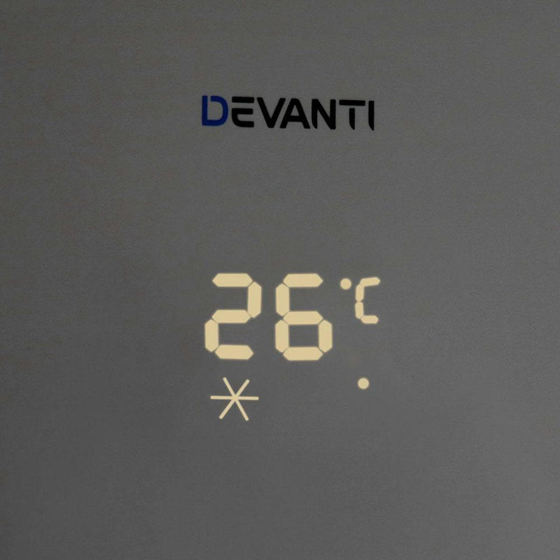 Devanti Portable Heater Air Conditioner Reverse Cycle Fan Dehumidifier 22000BTU