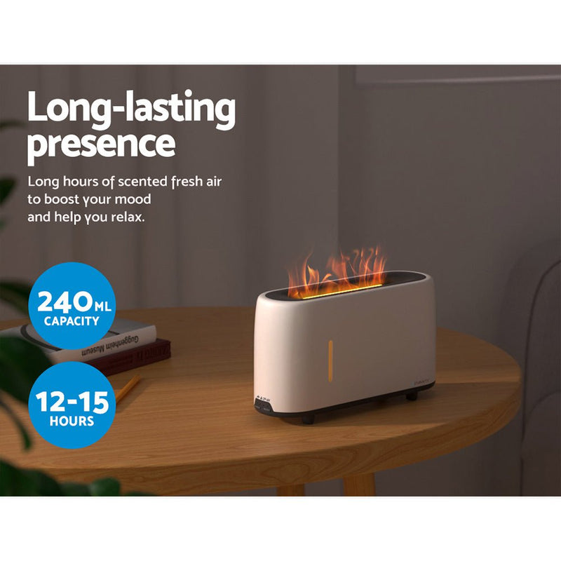 Devanti Ultrasonic Aroma Diffuser LED Flame Light Payday Deals