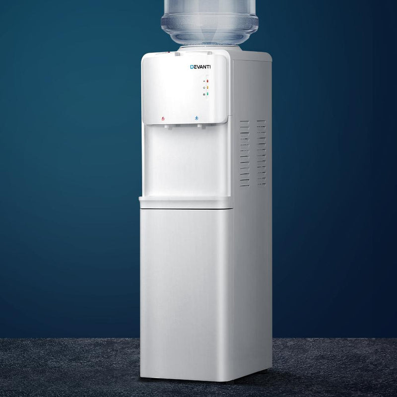 Devanti Water Cooler Dispenser Bottle Filter Purifier Hot Cold Taps Free Standing Office Payday Deals