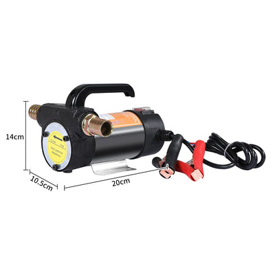 Diesel Transfer Pump Electric Car Oil Fuel Extractor Bowser Petrol 42L/min DC12V Payday Deals