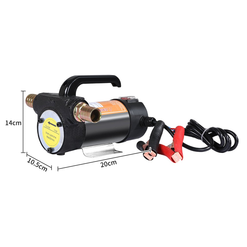 Diesel Transfer Pump Electric Car Oil Fuel Extractor Bowser Petrol 42L/min DC12V Payday Deals