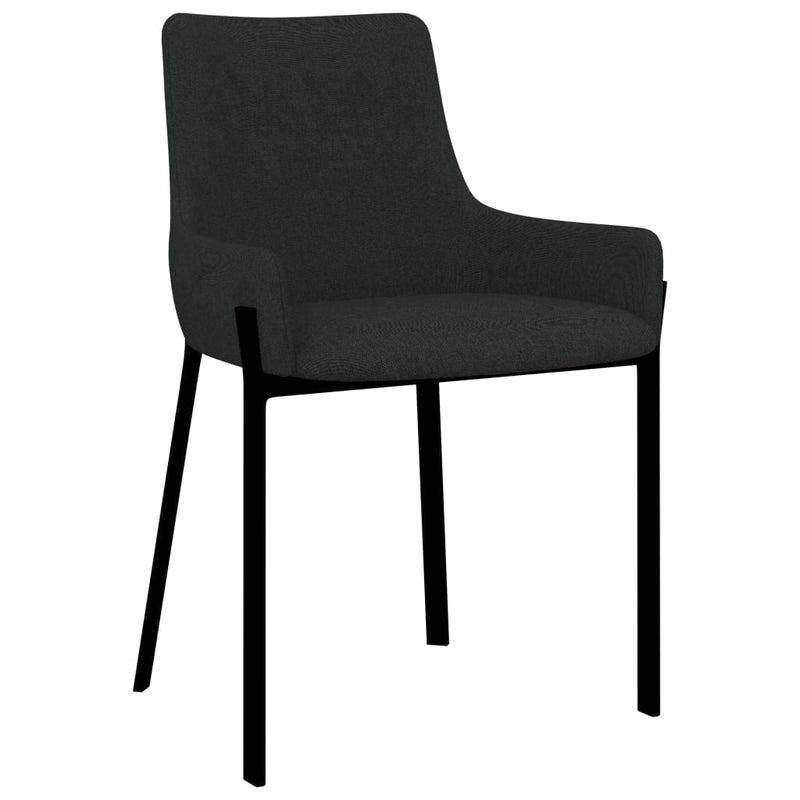 Dining Chairs 2 pcs Black Fabric Payday Deals