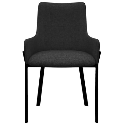 Dining Chairs 2 pcs Black Fabric Payday Deals