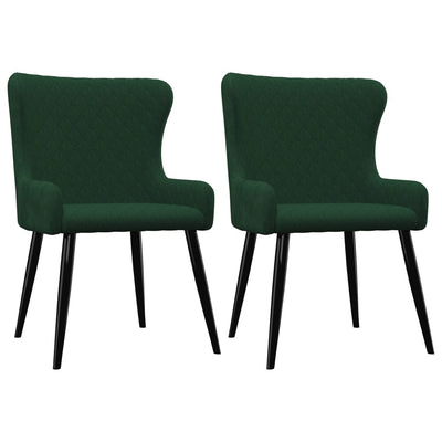 Dining Chairs 2 pcs Green Velvet Payday Deals