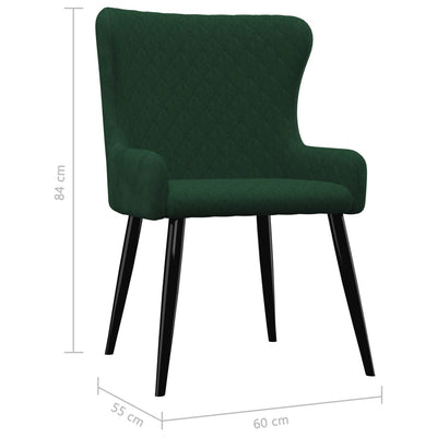 Dining Chairs 2 pcs Green Velvet Payday Deals