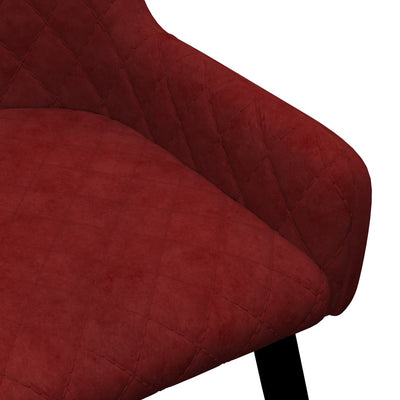 Dining Chairs 2 pcs Red Velvet Payday Deals