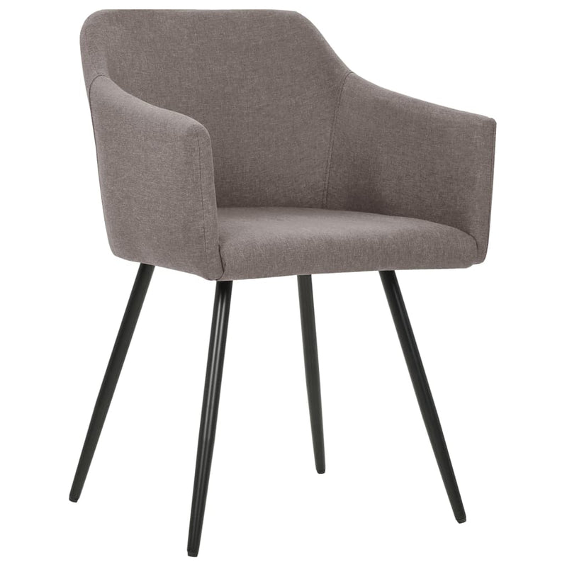 Dining Chairs 2 pcs Taupe Fabric Payday Deals