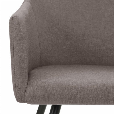 Dining Chairs 2 pcs Taupe Fabric Payday Deals