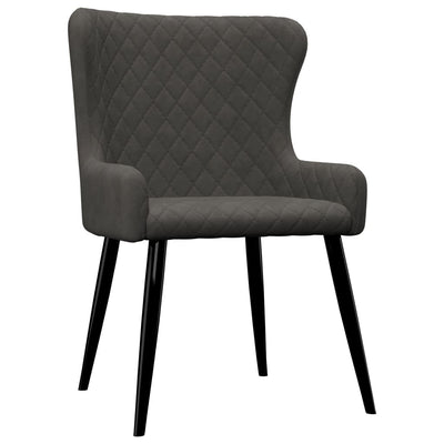 Dining Chairs 4 pcs Grey Velvet Payday Deals