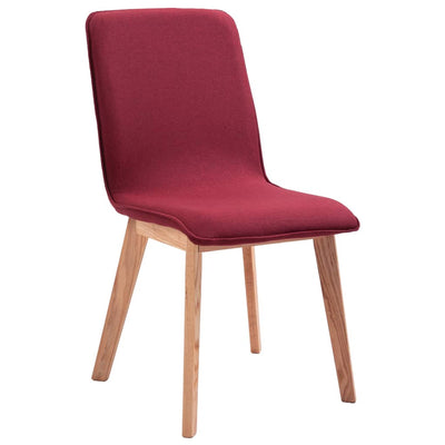 Dining Chairs 6 pcs Red Fabric Payday Deals