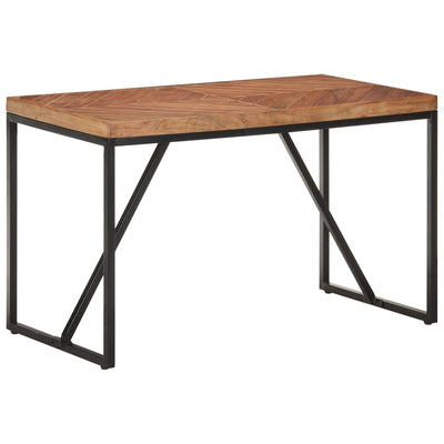 Dining Table 120x60x76 cm Solid Acacia and Mango Wood Payday Deals