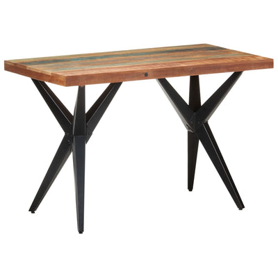 Dining Table 120x60x76 cm Solid Reclaimed Wood Payday Deals