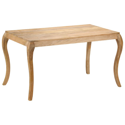 Dining Table 135x75x76 cm Solid Mango Wood Payday Deals