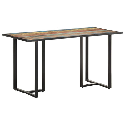 Dining Table 140 cm Solid Reclaimed Wood Payday Deals