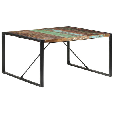 Dining Table 140x140x75 cm Solid Wood Reclaimed Payday Deals