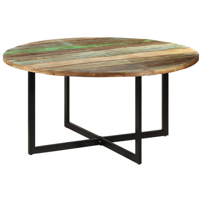 Dining Table 150x75 cm Solid Wood Reclaimed Payday Deals
