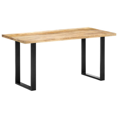 Dining Table 160x80x75 cm Solid Mango Wood Payday Deals