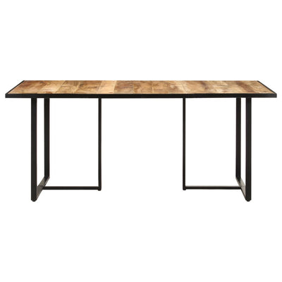 Dining Table 180 cm Rough Mango Wood Payday Deals