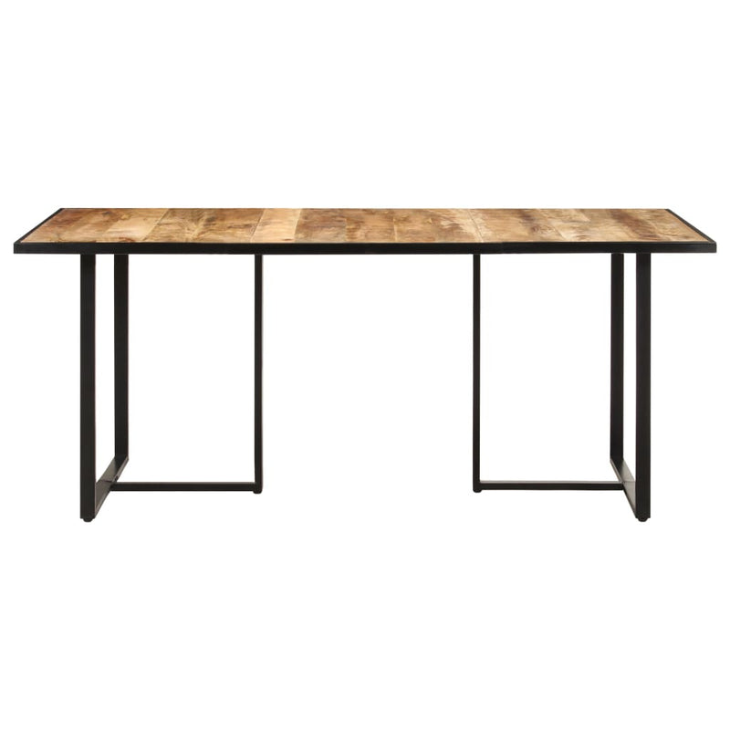 Dining Table 180 cm Rough Mango Wood Payday Deals