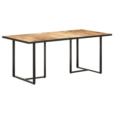 Dining Table 180 cm Rough Mango Wood Payday Deals