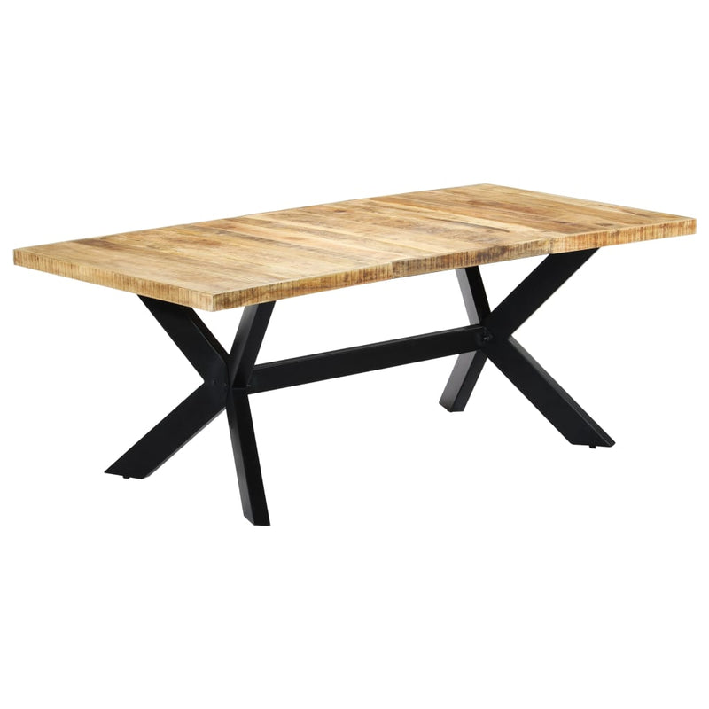 Dining Table 200x100x75 cm Solid Mango Wood Payday Deals