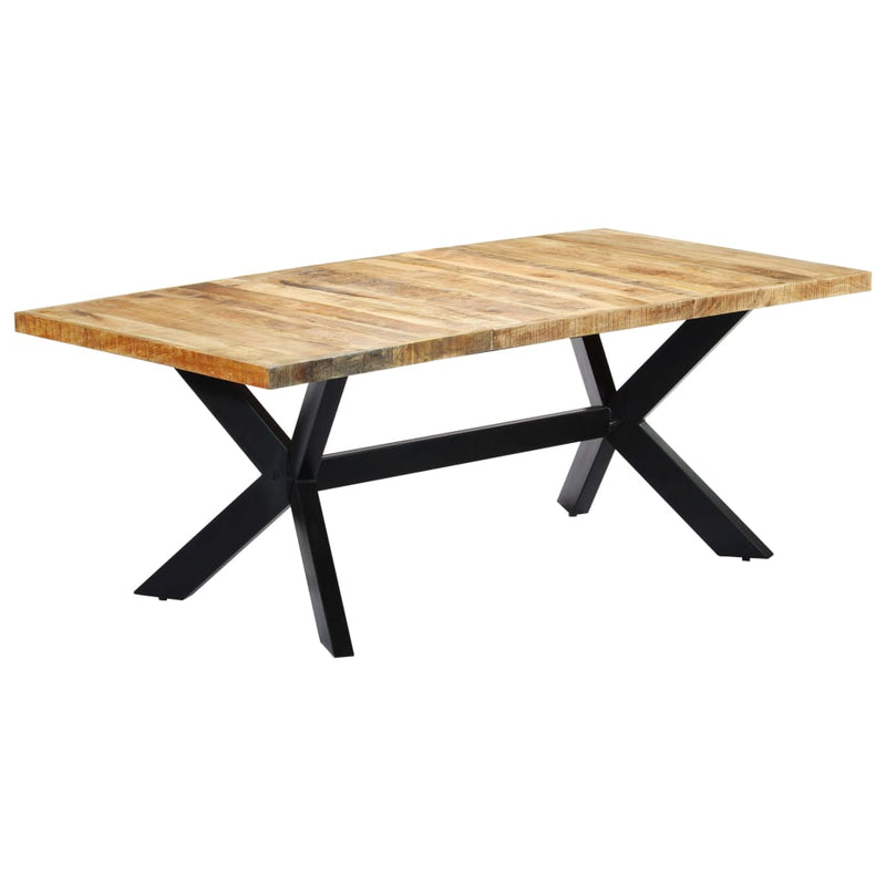 Dining Table 200x100x75 cm Solid Mango Wood Payday Deals