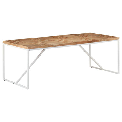 Dining Table 200x90x76 cm Solid Acacia and Mango Wood Payday Deals