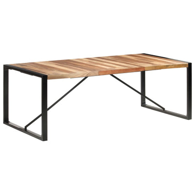 Dining Table 220x100x75 cm Solid Wood with Sheesham Finish Payday Deals