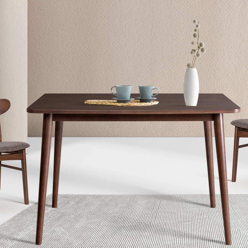 Artiss Dining Table 4 Seater Tables Square Wooden Timber scandanavian 110x70cm Payday Deals