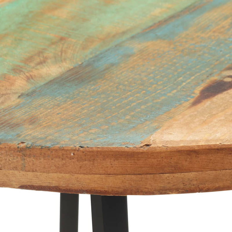 Dining Table 80 cm Solid Reclaimed Wood Payday Deals