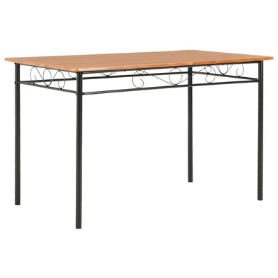 Dining Table Brown 120x70x75 cm MDF Payday Deals