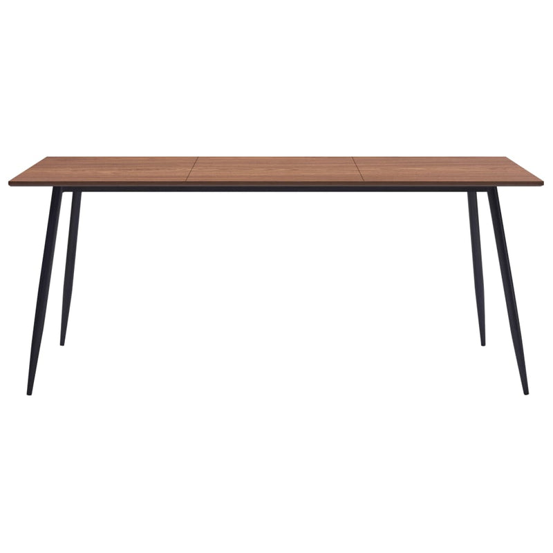 Dining Table Brown 200x100x75 cm MDF Payday Deals